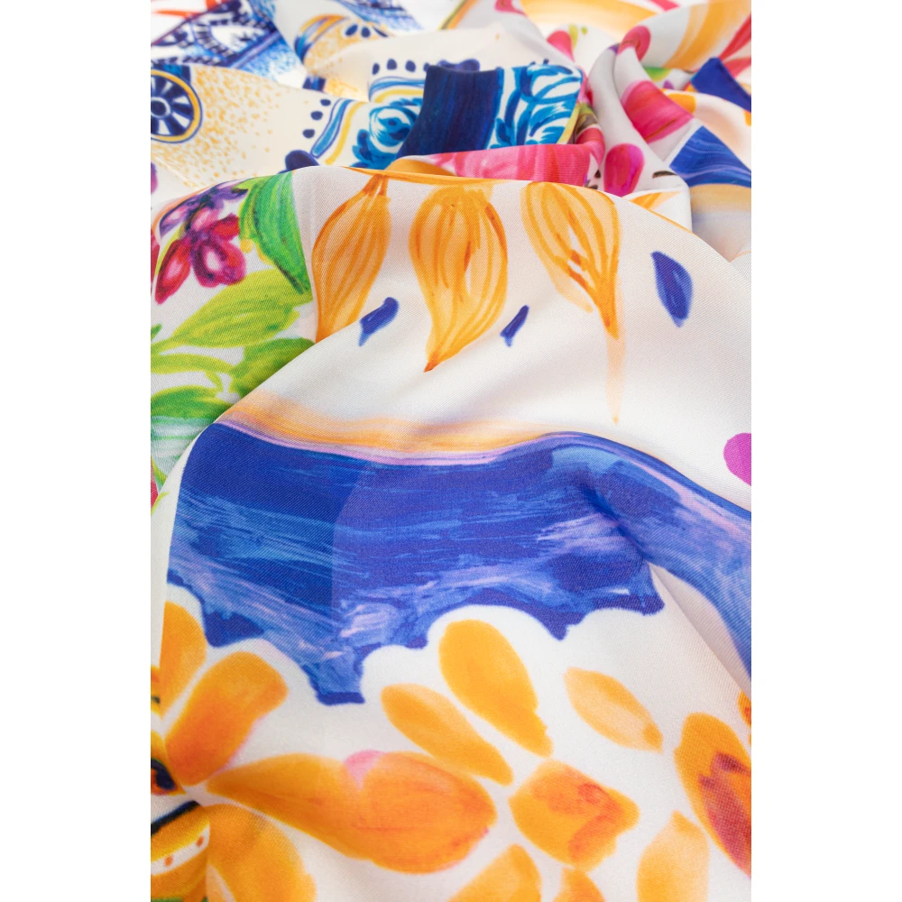 Moschino Zijden sjaal Multicolor Unisex