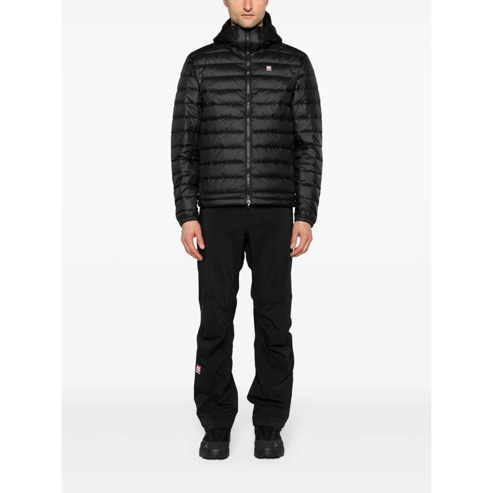 66 North Zwarte donsjas met ganzendons Black Heren