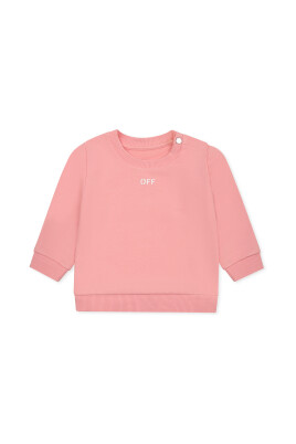 sweat-shirt-rose-en-coton-avec-logo