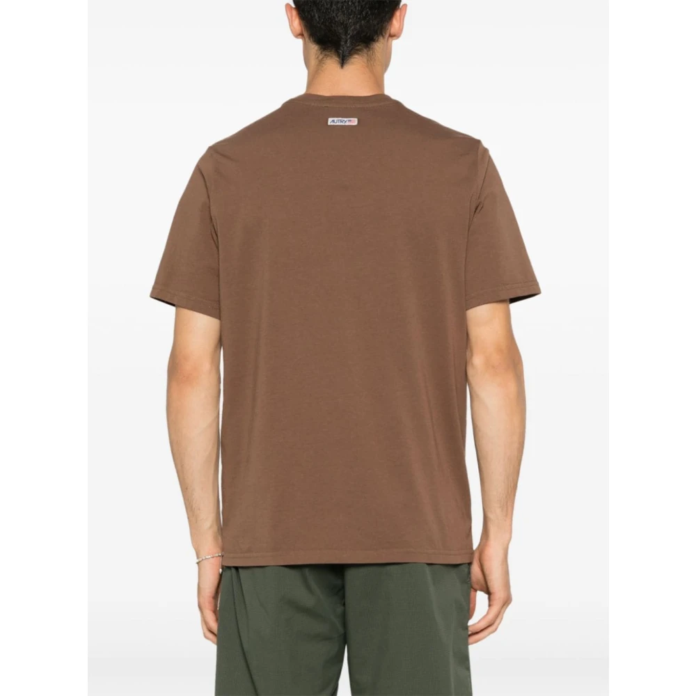 Autry Choco T-Shirt Brown Heren