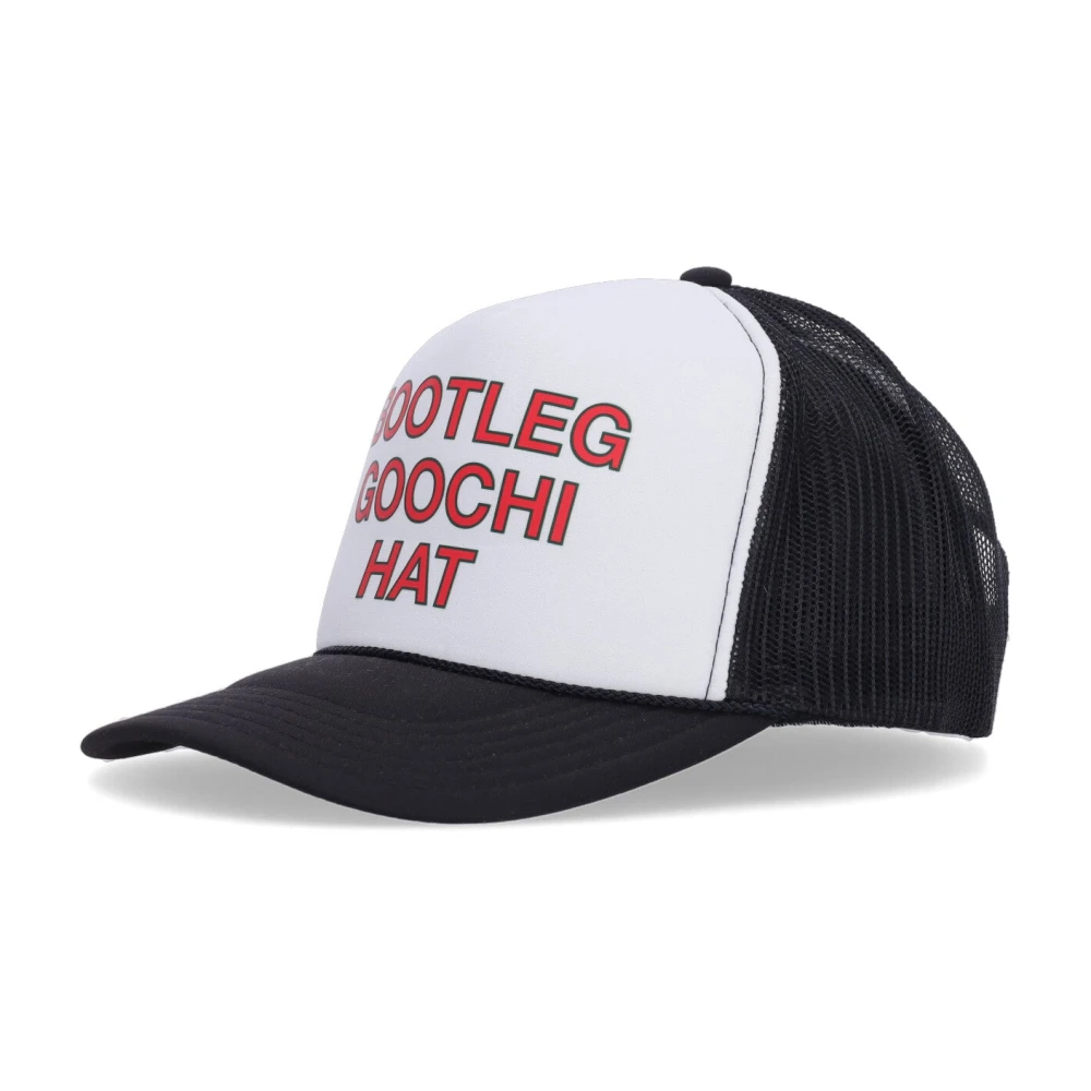 Market Gestructureerde Trucker Hat Wit Zwart Multicolor Heren