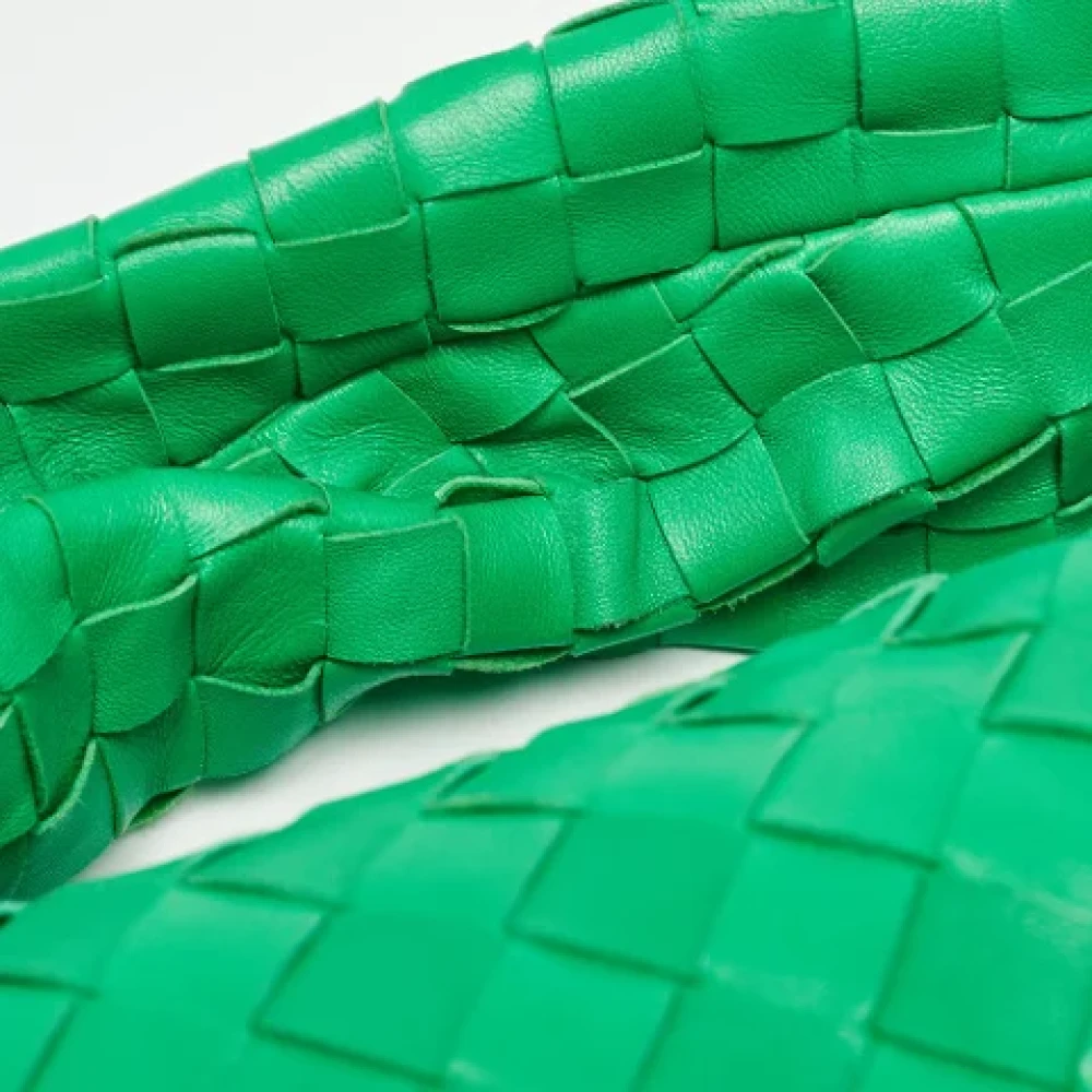 Bottega Veneta Vintage Pre-owned Leather handbags Green Dames