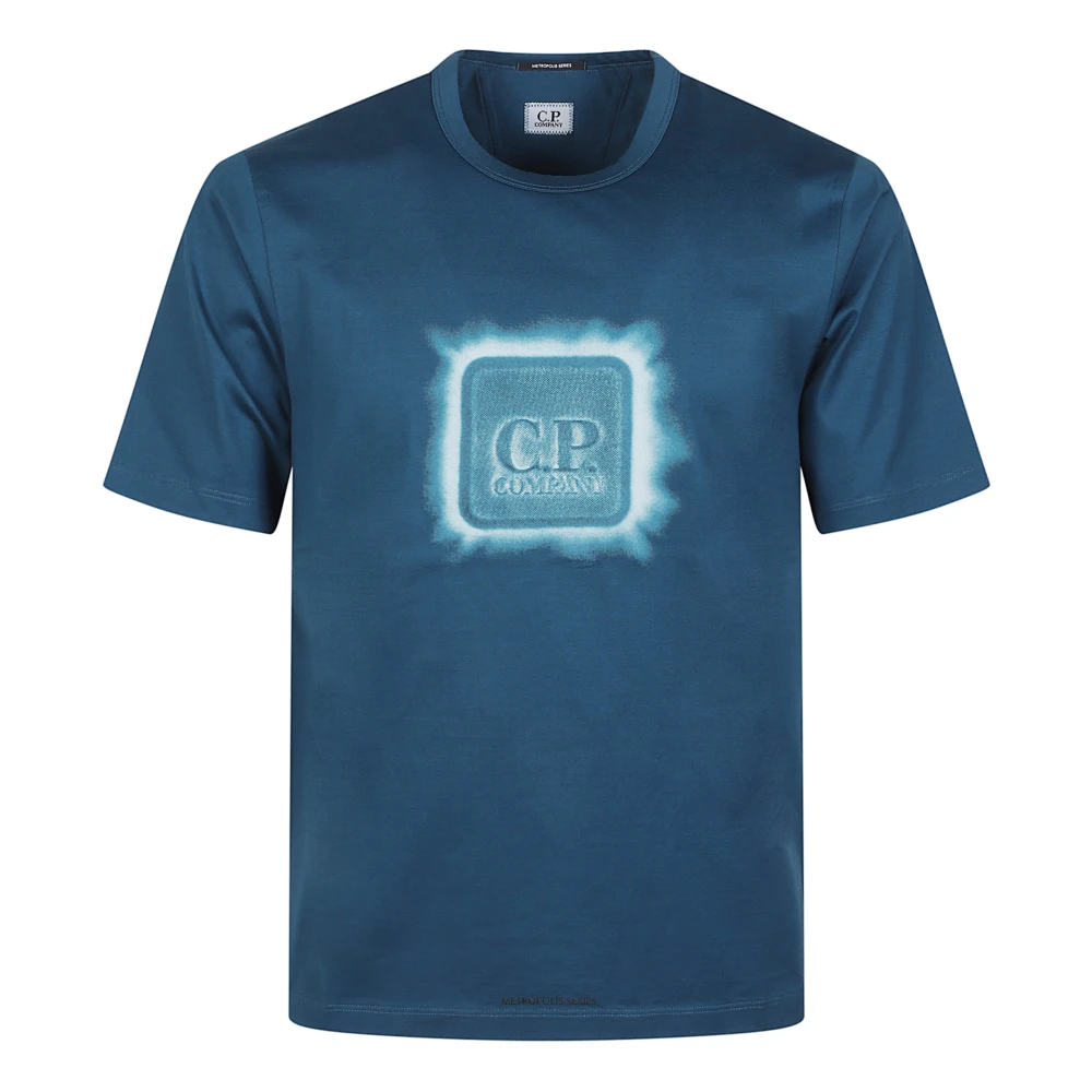 C.p. Company Metropolis T-Shirt - Male - T-Shirts - Blue - L - Tops