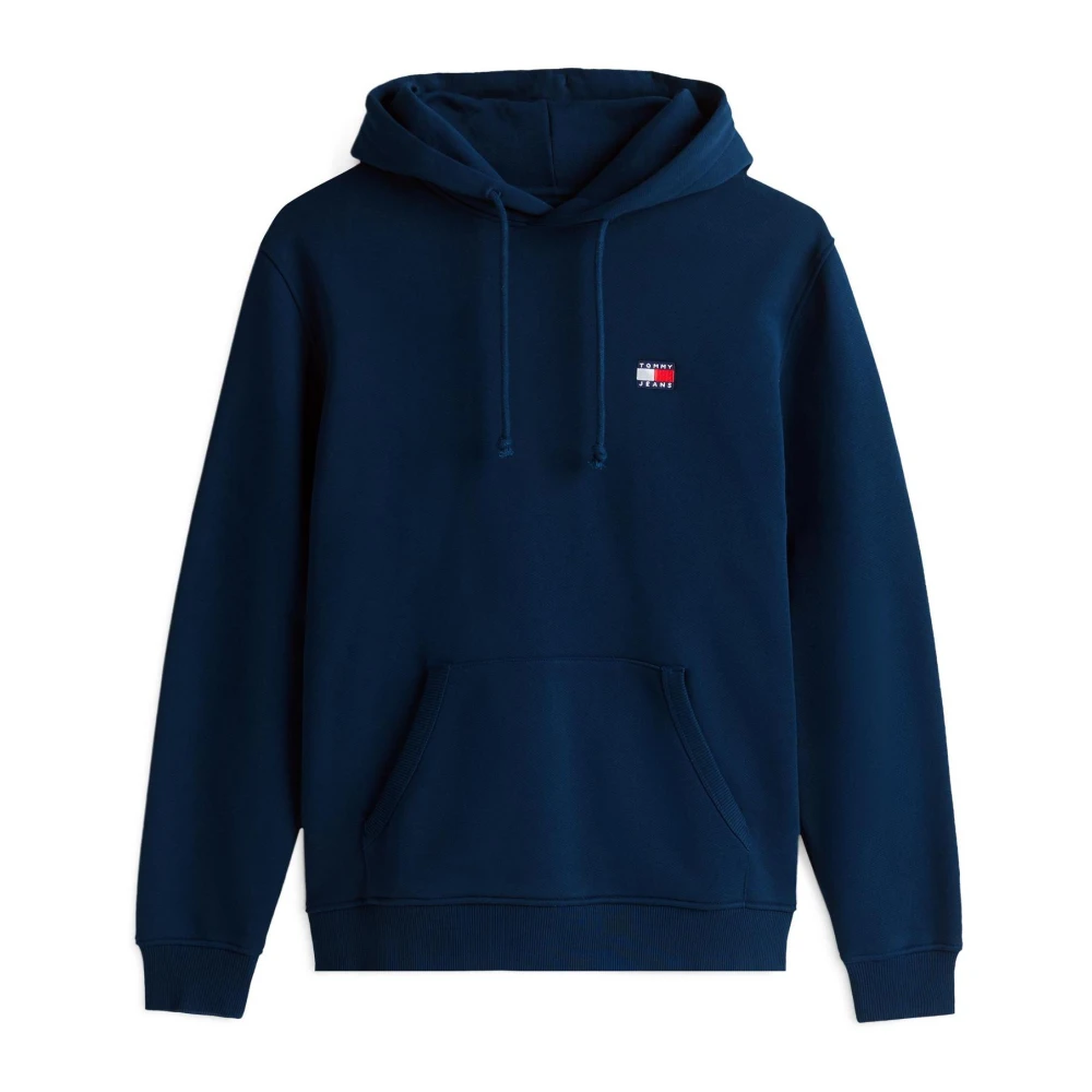 Tommy Jeans Men's Blue Hoodies, 2XL, Tjm Reg Badge Hoodie