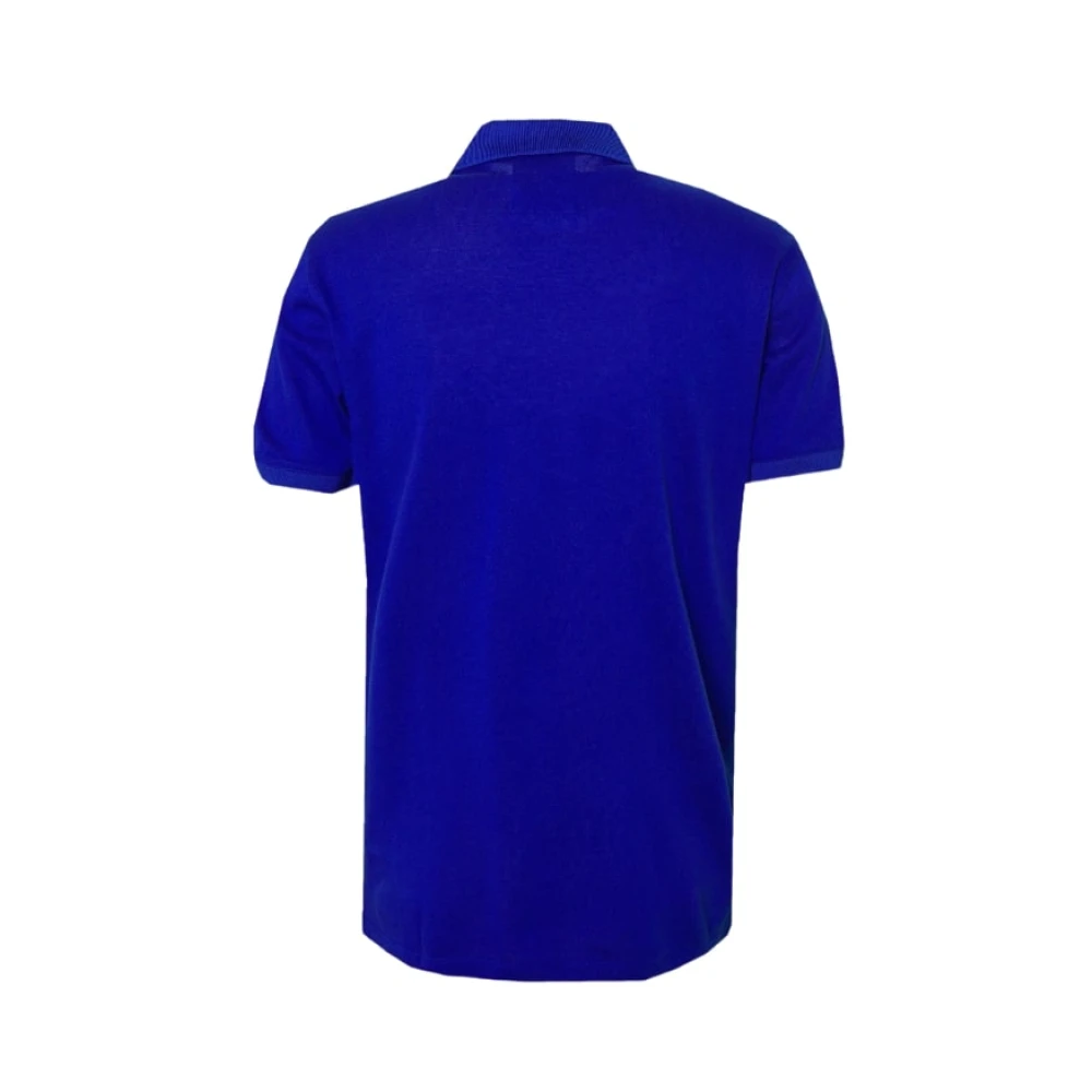 Emporio Armani Korte Mouw Polo Shirt Blue Heren