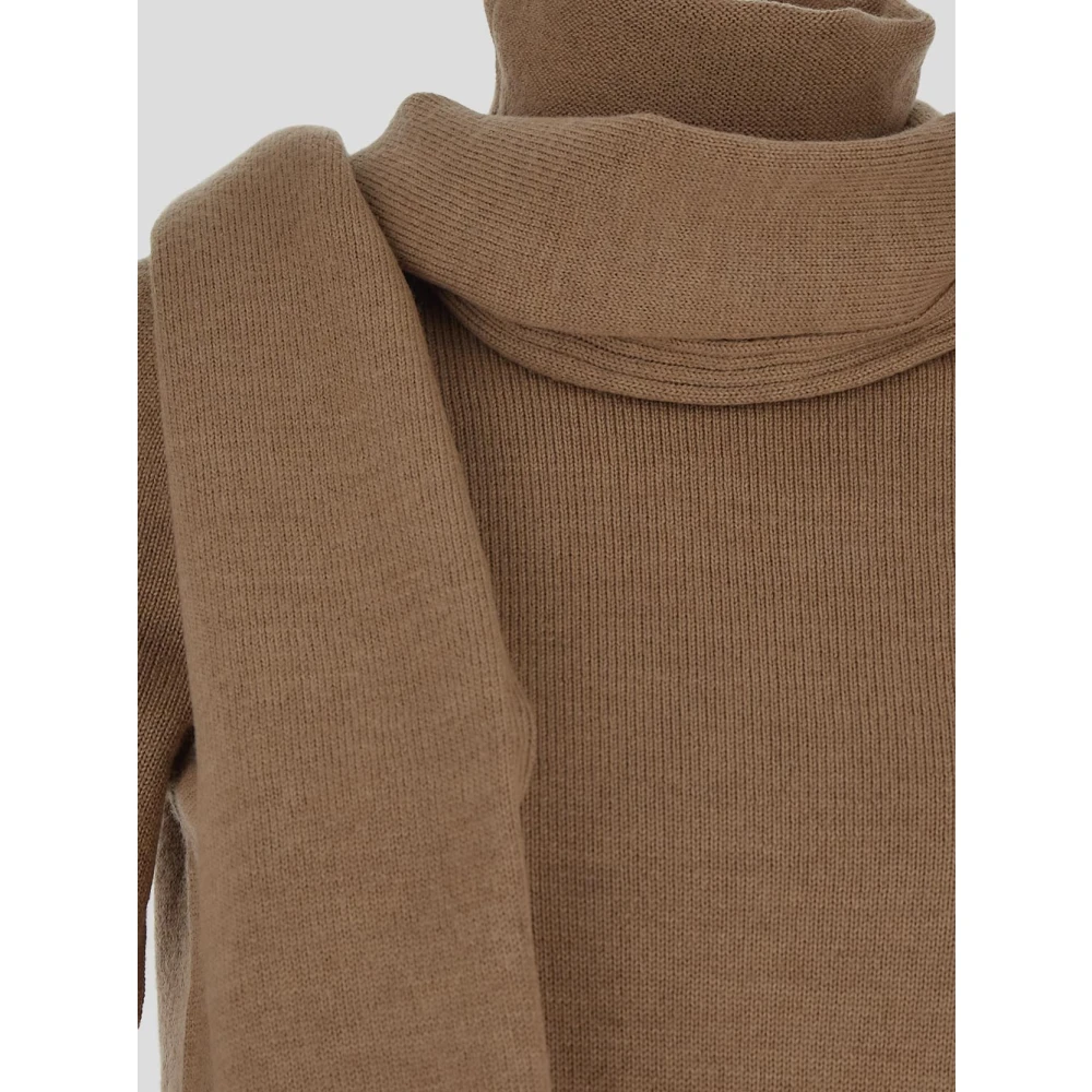 Max Mara Wollen Gebreide Trui Beige Dames