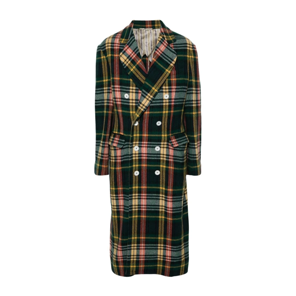 Vivienne Westwood Tartan Check Wollen Jas Multicolor Heren