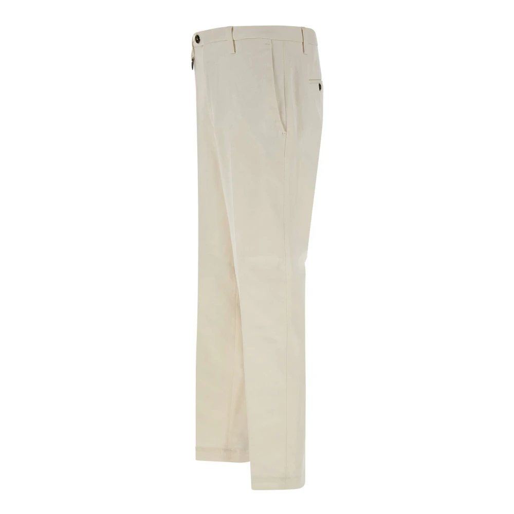Paolo Pecora Melkwitte Chino Broek White Heren
