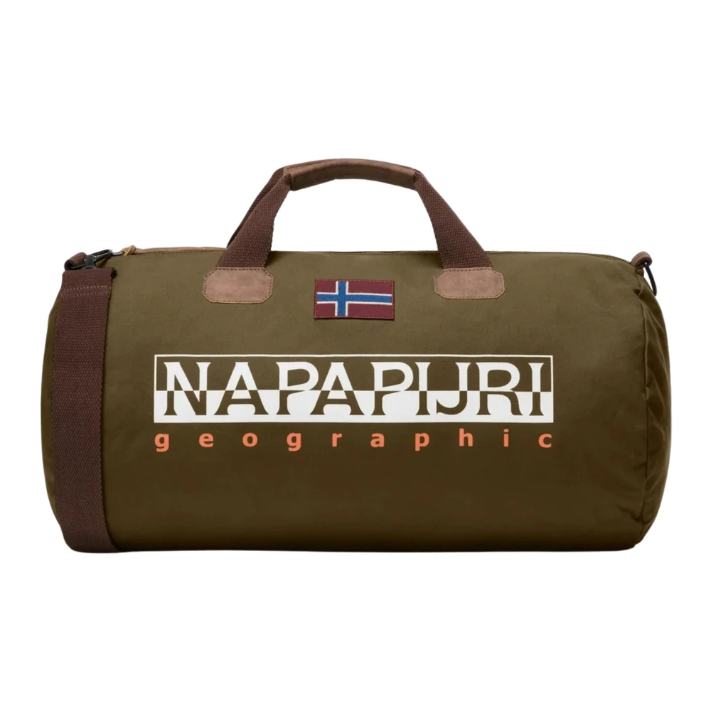 Napapijri Green Bering 3 Travel Bag - Female - Weekend Bags - One Size - Bags