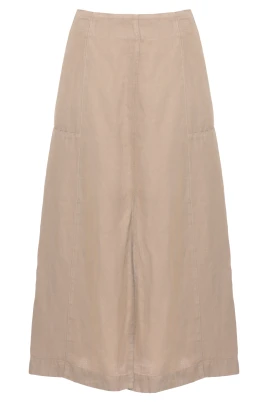 Linen Midi Skirt