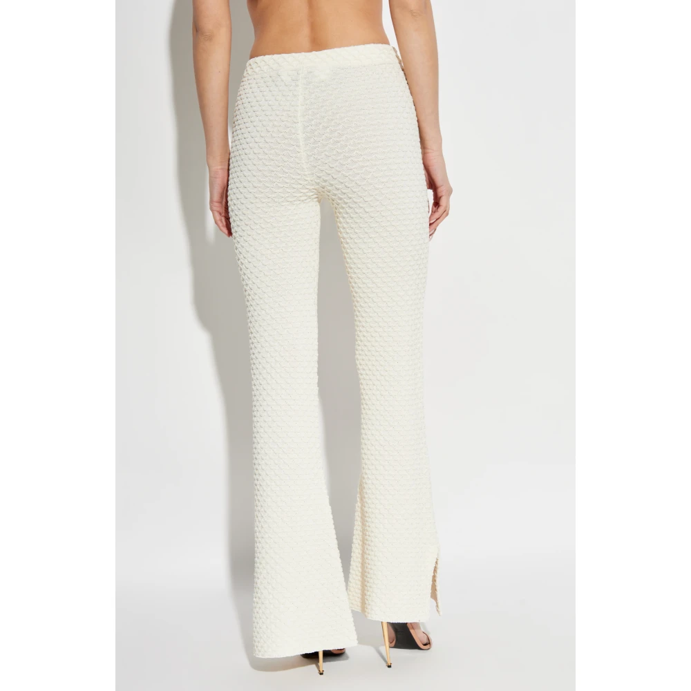 Casablanca Broek met uitlopende pijpen Beige Dames
