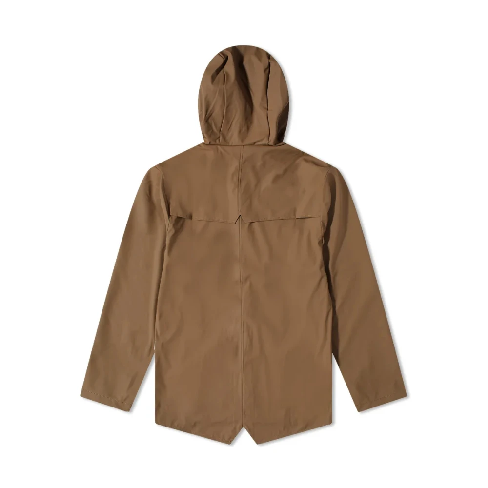 Rains Modieuze Unisex Waterdichte Jas Brown Heren