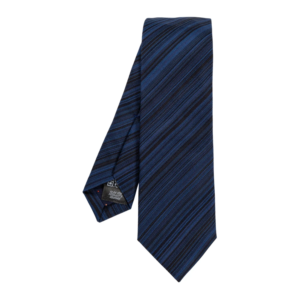 Paul Smith Zijden stropdas Blue Heren