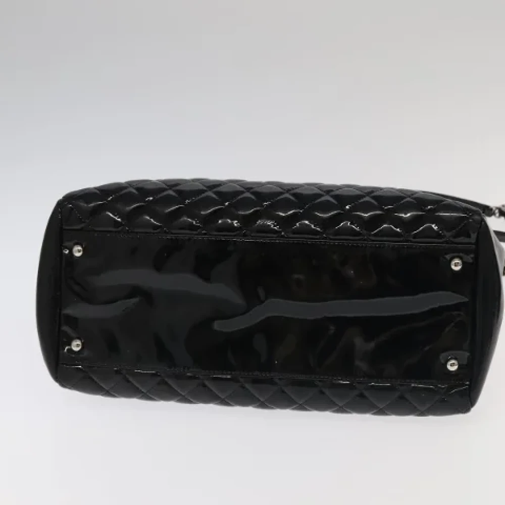 Chanel Vintage Pre-owned Canvas chanel-bags Black Dames