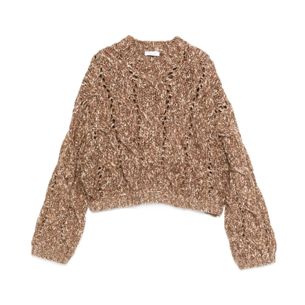 Knitwear > Round-neck Knitwear - - Brunello Cucinelli - Modalova