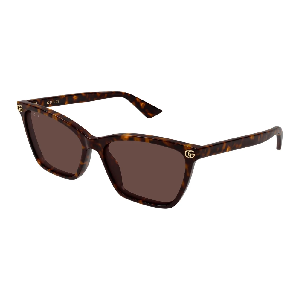 Gucci Women's Brown Cat-Eye Sunglasses - Sunglasses - 56 Mm - Accessories