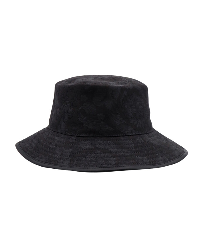 chapeau-en-coton-noir-a-motif-baroque