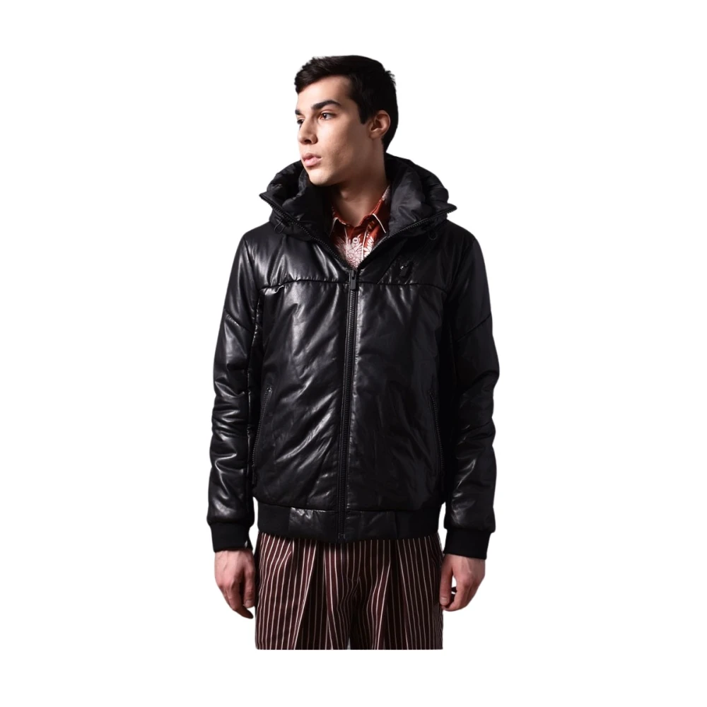 Poche Paris Stijlvolle Jas voor Mannen Black Heren