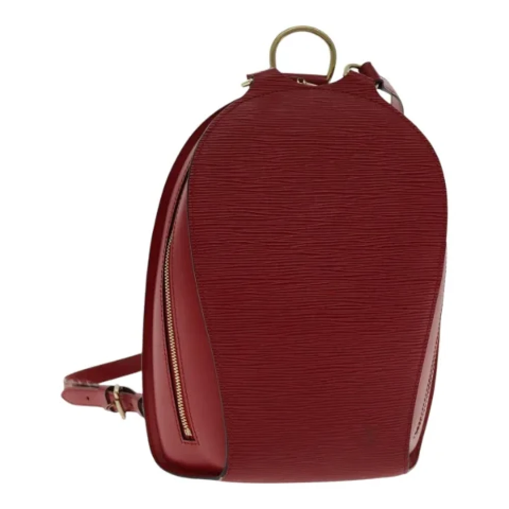 Louis Vuitton Vintage Pre-owned Leather backpacks Red Dames