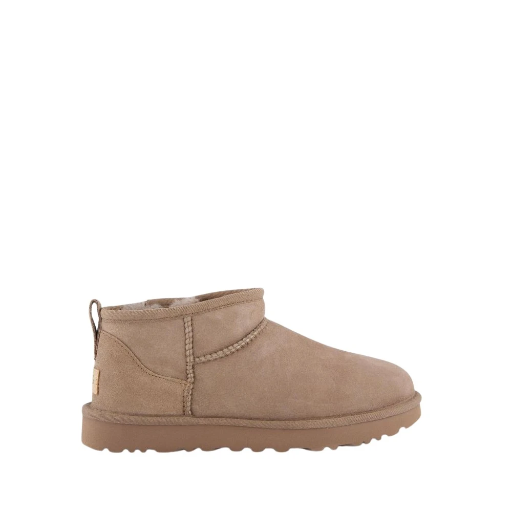 Ugg Winter Boots, Female, 6 Uk, Classic Ultra Mini Caribou Boots Brown
