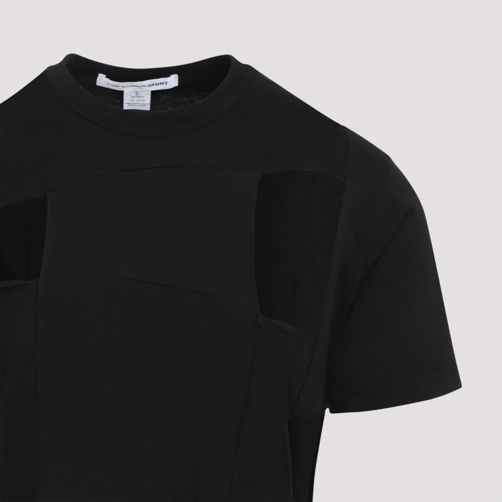 Comme des Garçons Zwarte T-shirt voor mannen Aw24 Black Heren