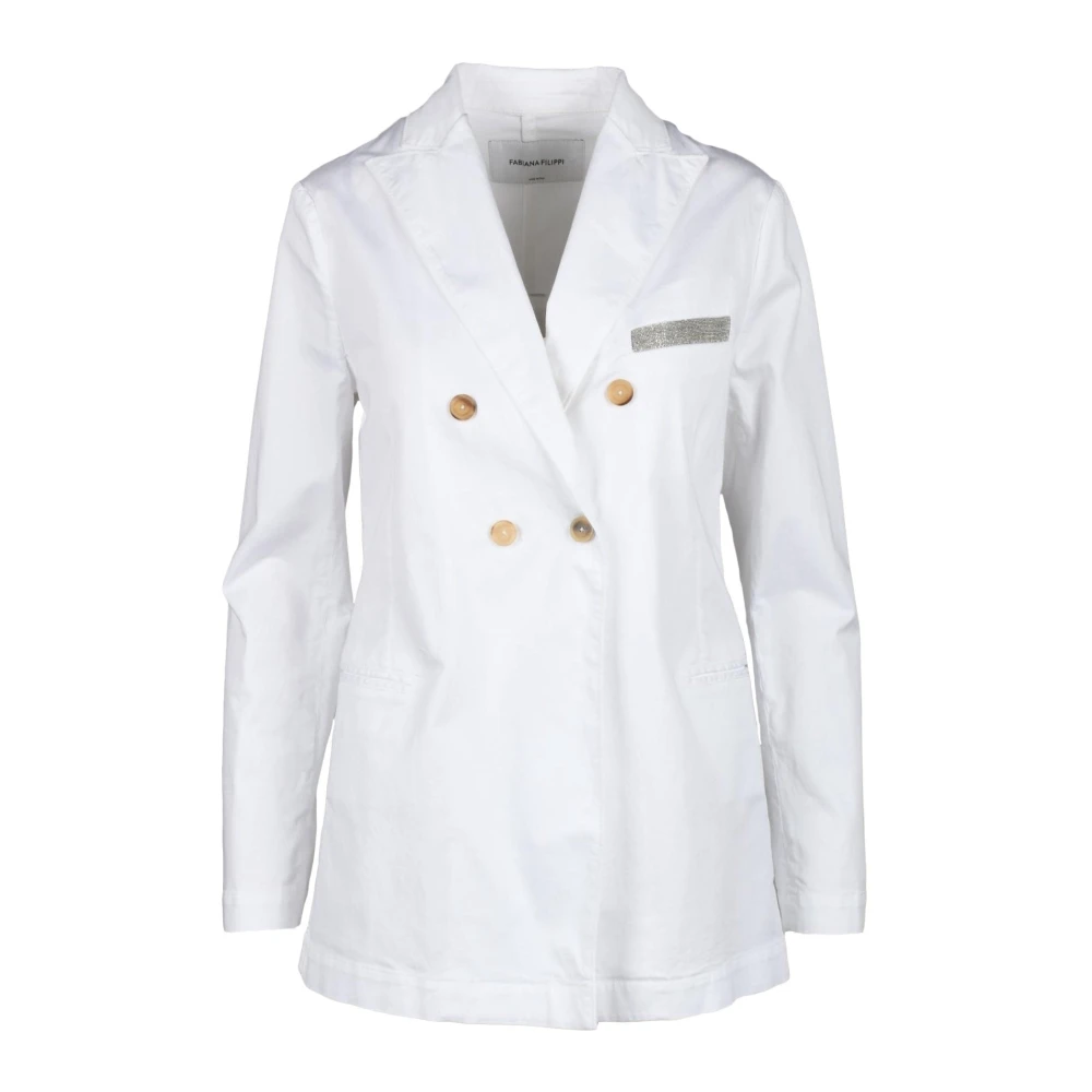 Fabiana Filippi Katoenen Jas White Dames
