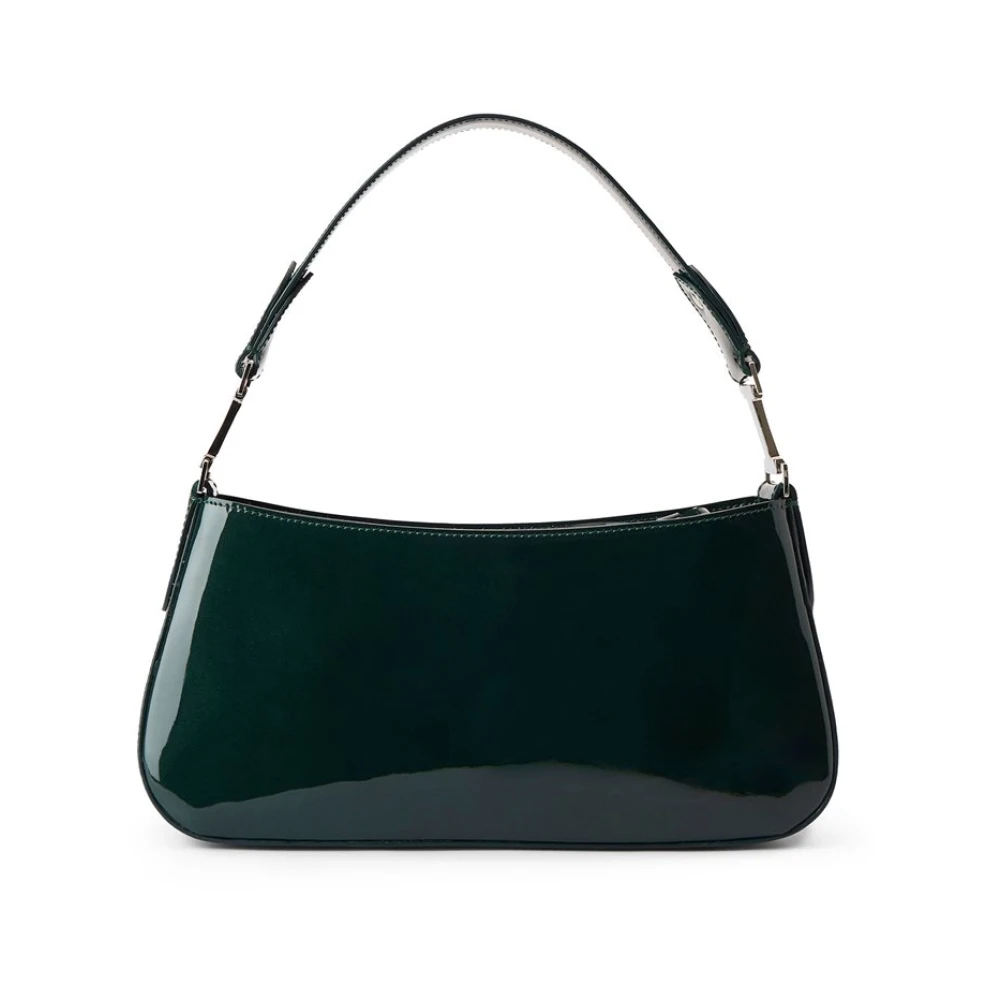 Iceberg Gebeitst groen leren crossbody tas Green Dames