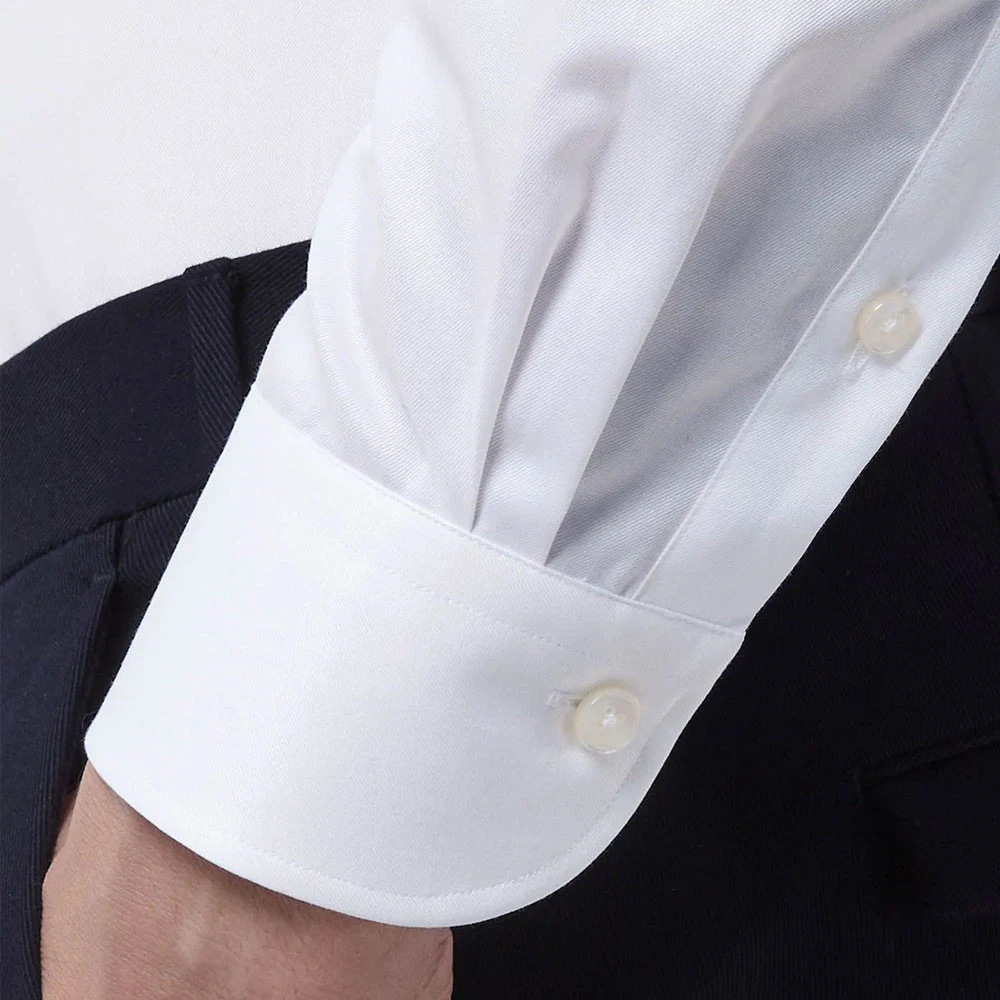 Xacus Tailor Fit Reis Shirt Wit White Heren