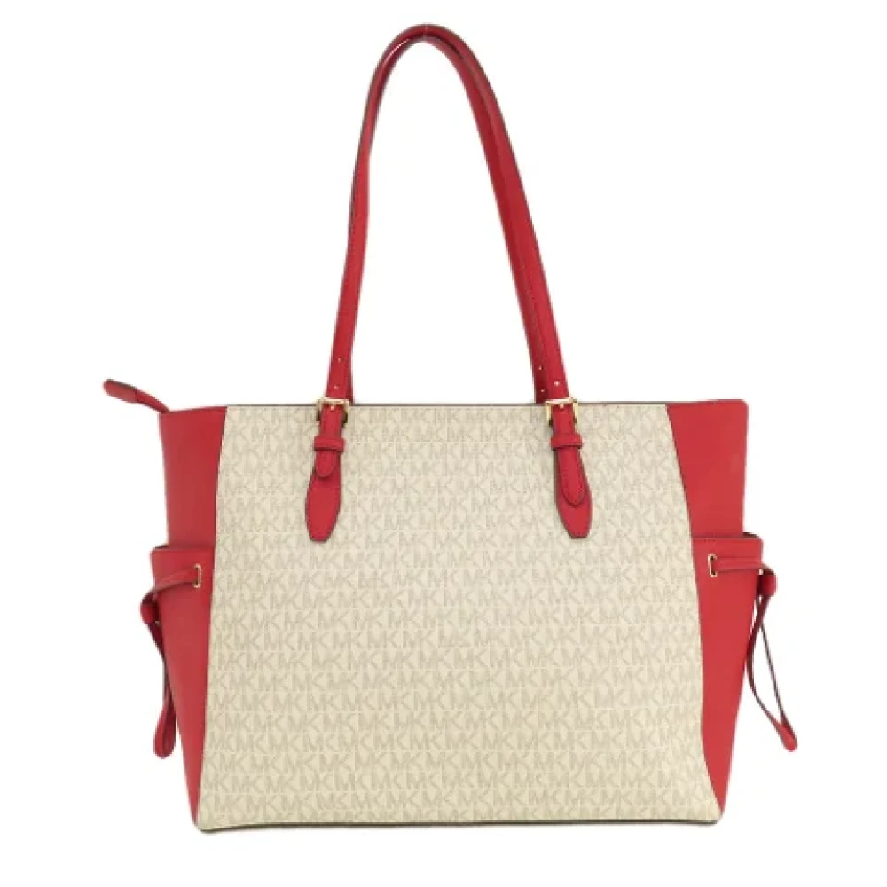 Michael Kors Pre-owned Leather shoulder-bags Beige Dames