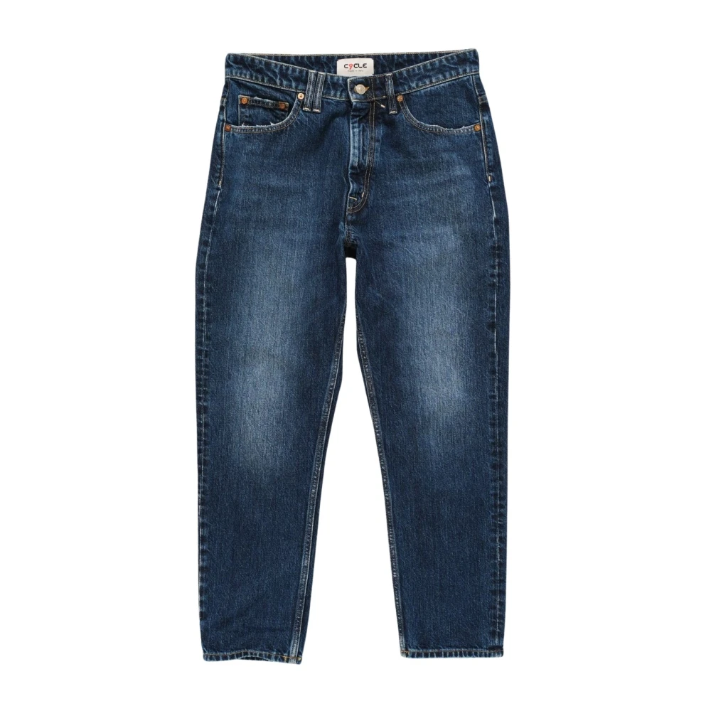 Cycle Slubby Pure Indigo Wortelpasvorm Jeans Blue Heren