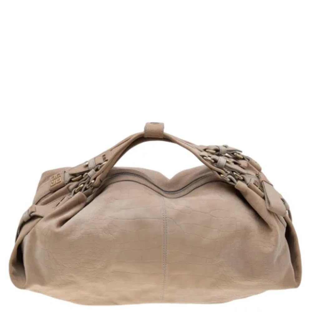 Givenchy Pre-owned Leather handbags Beige Dames