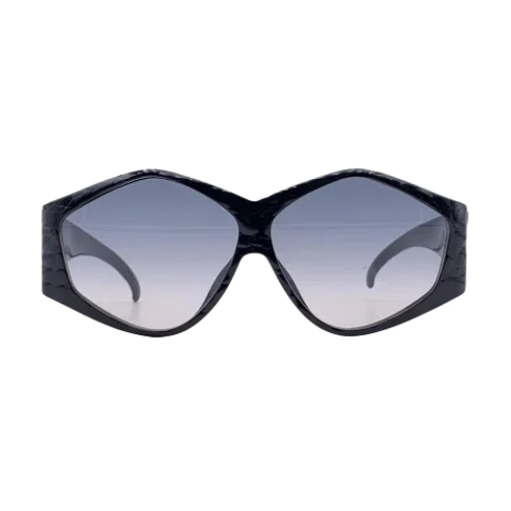 Dior Vintage Pre-owned Plastic sunglasses Black Dames