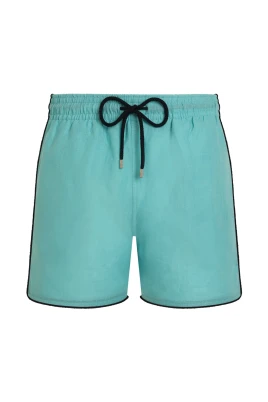 Linen Swim Shorts Solid