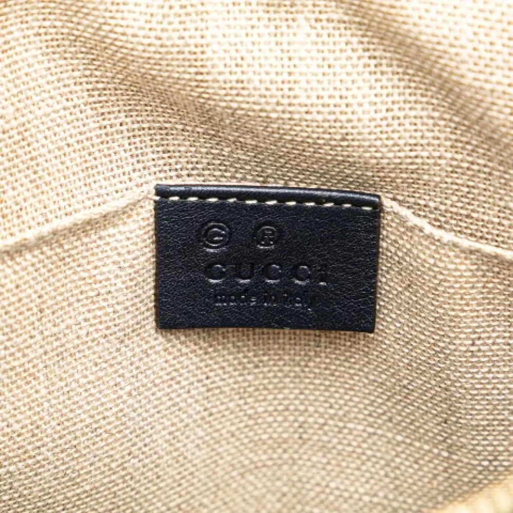 Gucci Vintage Pre-owned Leather gucci-bags Blue Dames