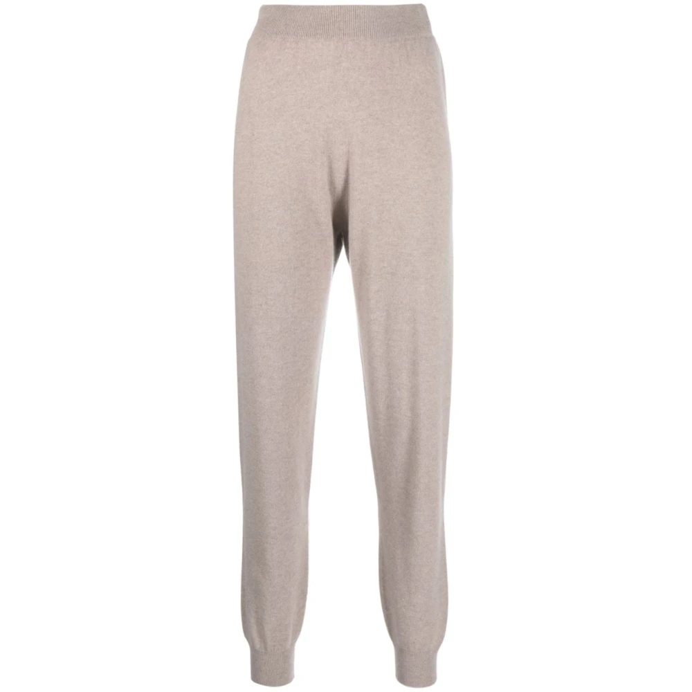 Fabiana Filippi Gebreide Hoge Taille Broek Duif Grijs Gray Dames