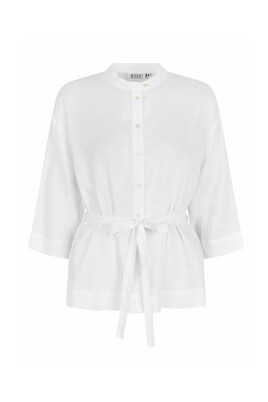 white-linen-shirt-with-3-4-sleeves