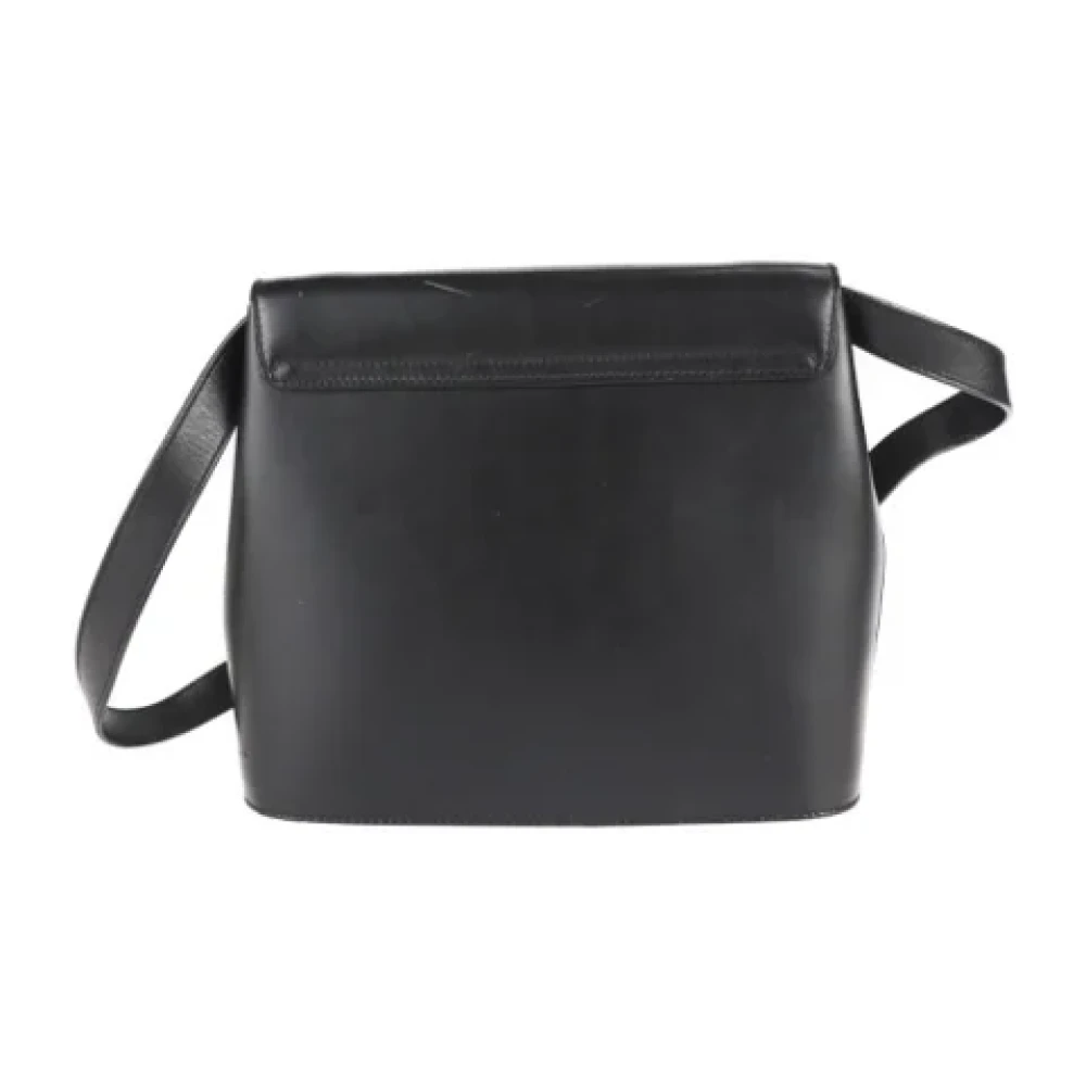 Salvatore Ferragamo Pre-owned Fabric shoulder-bags Black Dames