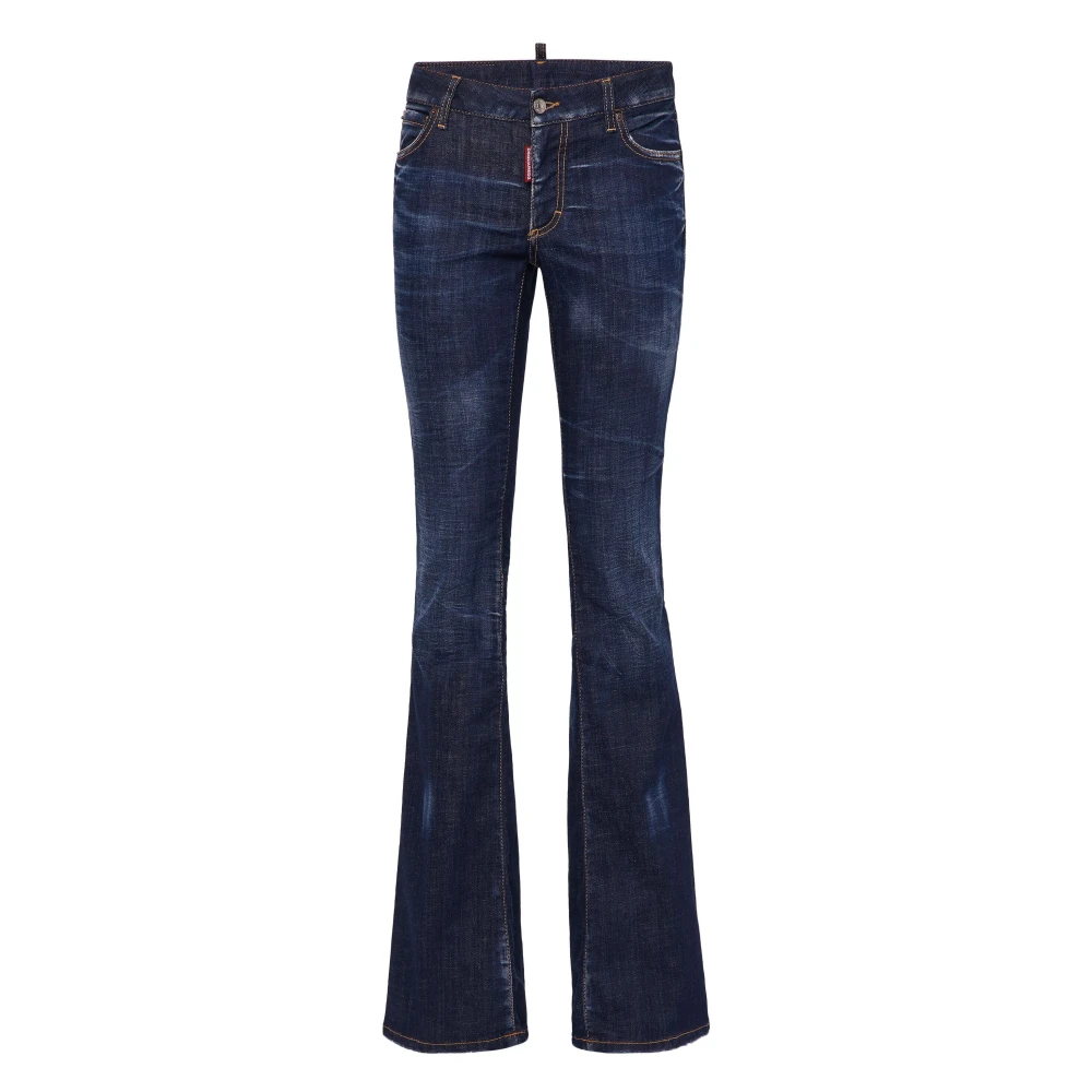 Dsquared2 Navy Blauwe Jeans voor Mannen Blue Dames