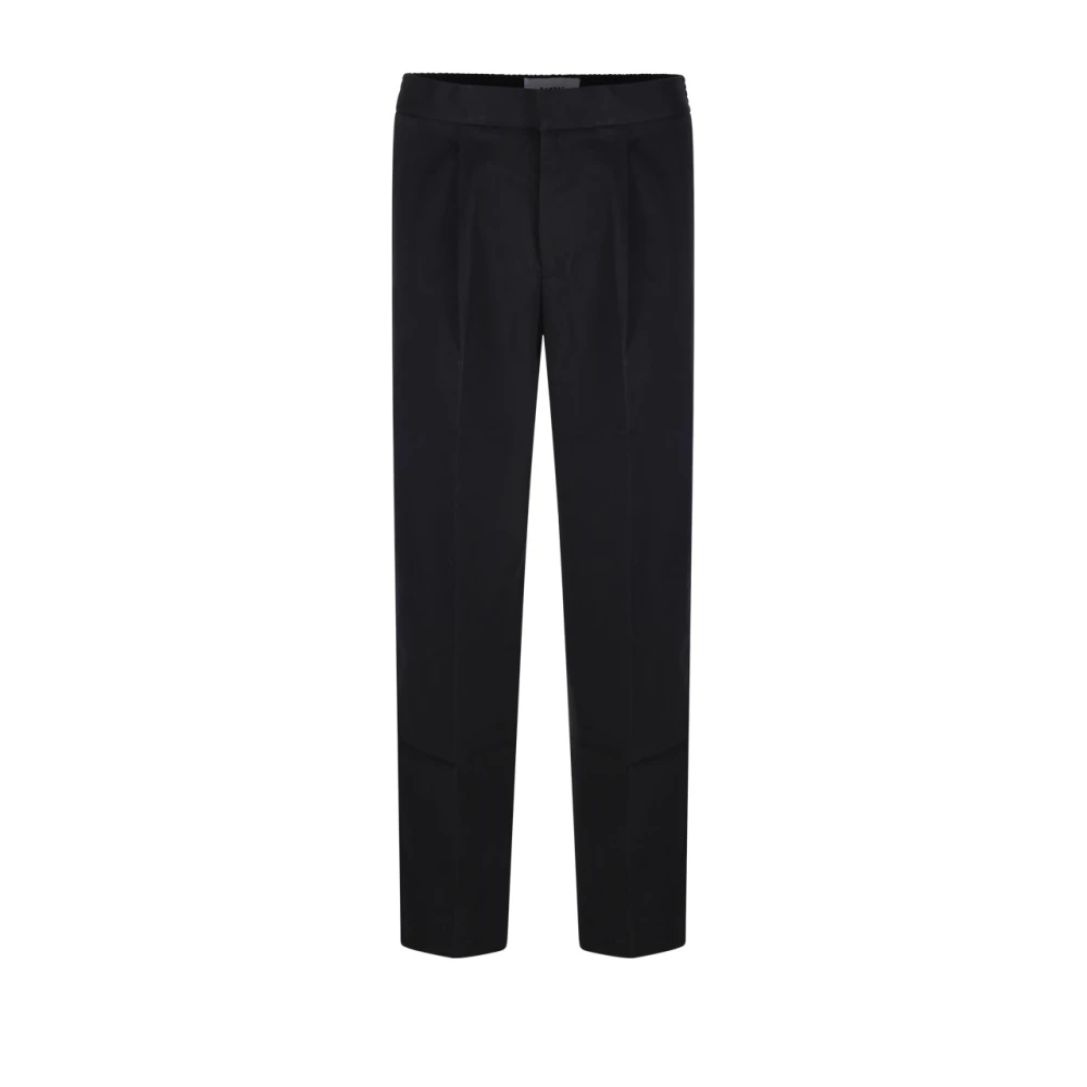 Bonsai Zwarte Loose Fit Broek Black Heren