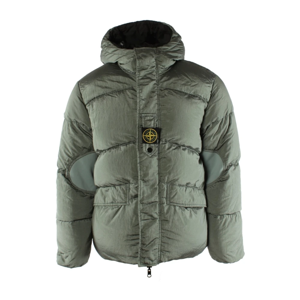 Stone Island Vändbar Grön/Svart Jacka Green, Herr