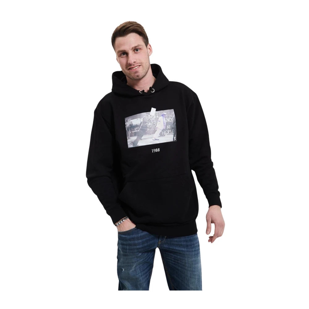 Throwback Klassieke Sweatshirt Black Heren