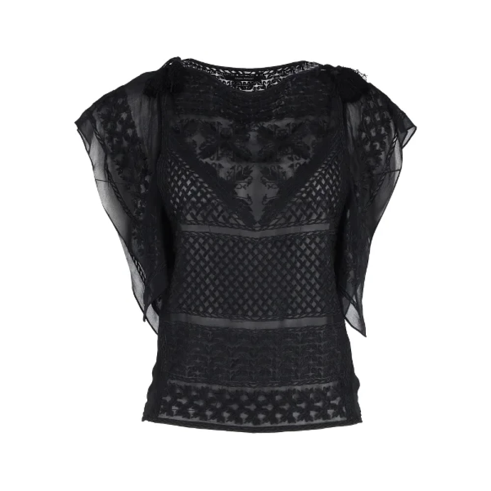 Isabel Marant Pre-owned Silk tops Black Dames