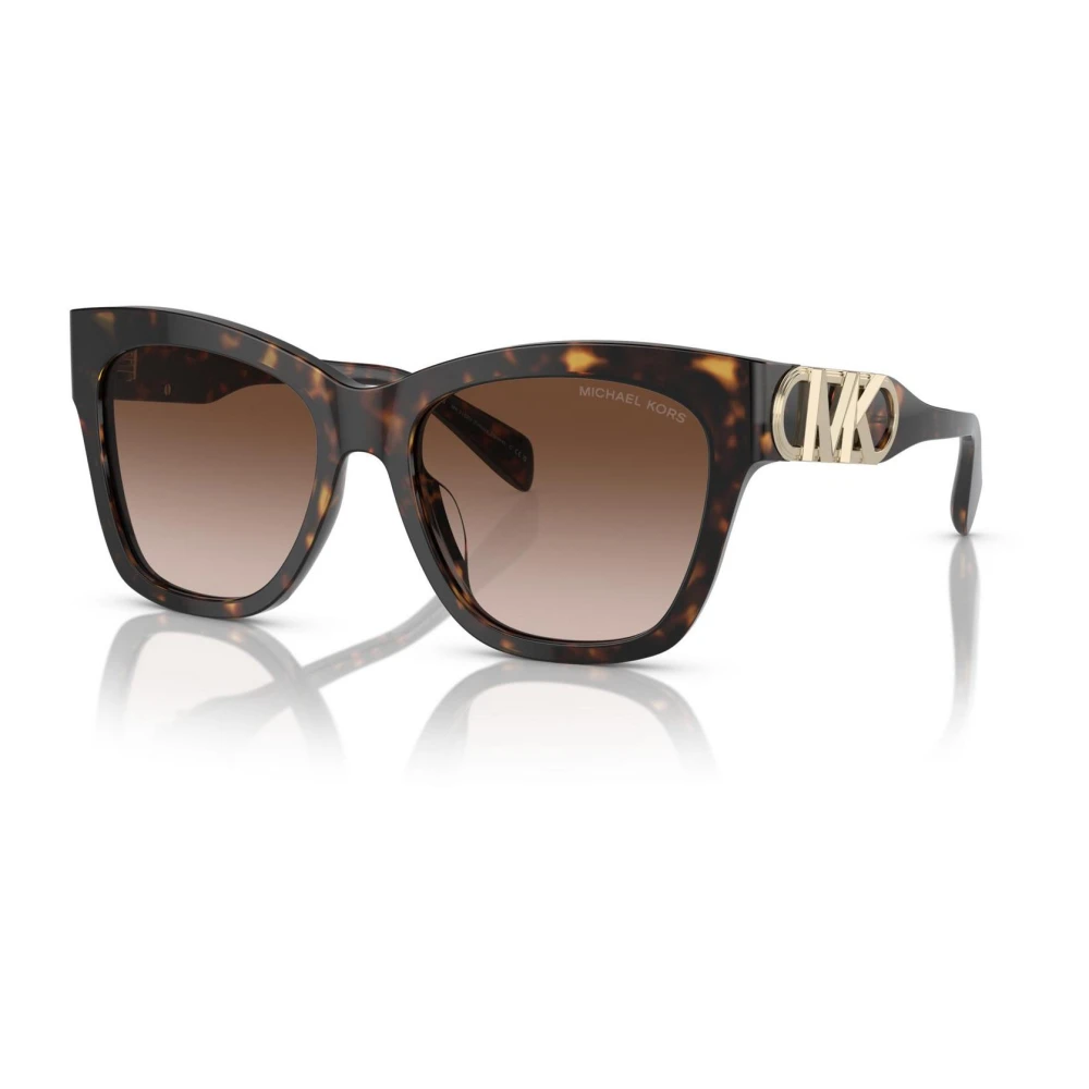 Michael Kors Women's Brown Sunglasses, 55 Mm, Empire Square Butterfly Sunglasses