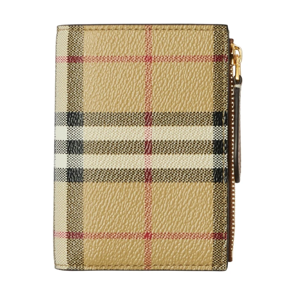 Burberry Women's Beige Wallets & Cardholders, One Size, Stylish Grey Wallet With Card Slots