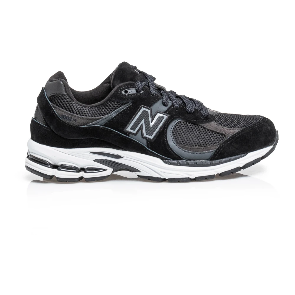 New Balance Zwarte leren unisex sneakers Dames Schoenen Grijs