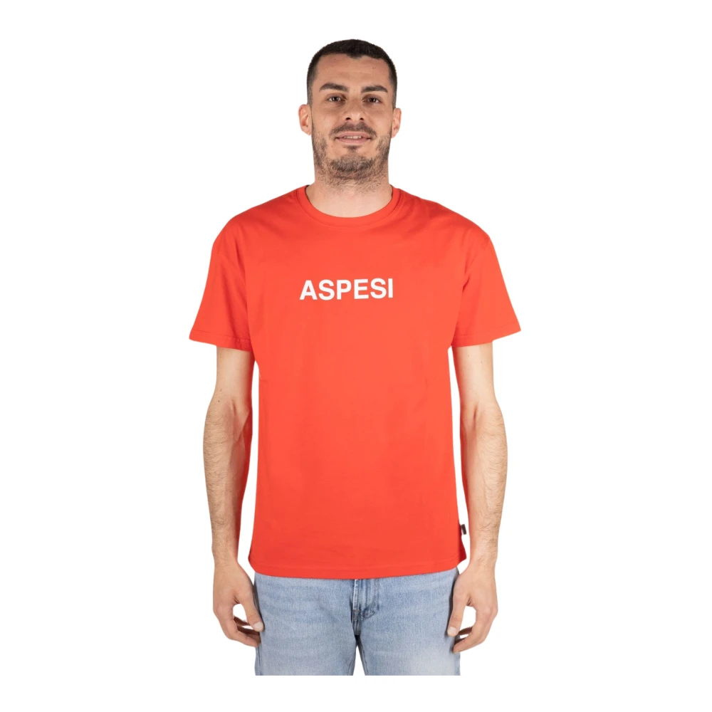 Aspesi Basic T-shirt 2 Red, Herr