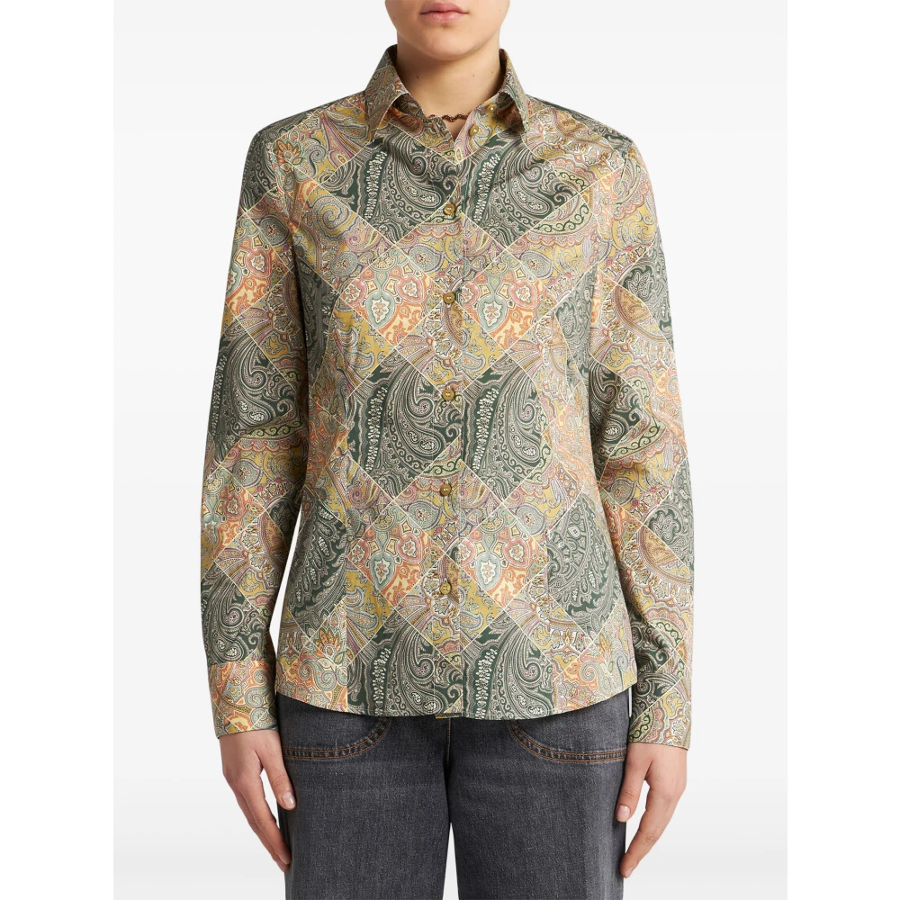 ETRO Stijlvolle Shirt X0843 Multicolor Dames
