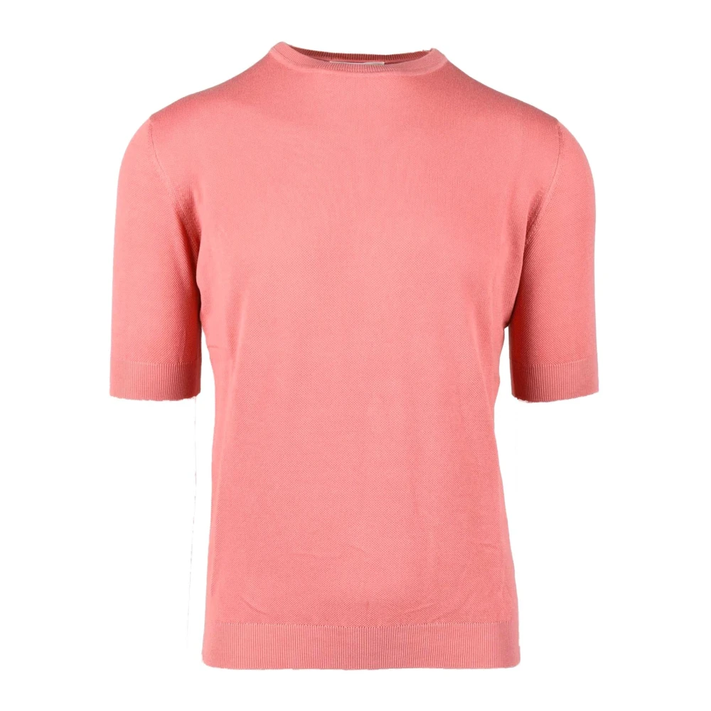 Filippo De Laurentiis Katoenen Stijlvol T-shirt Pink Heren