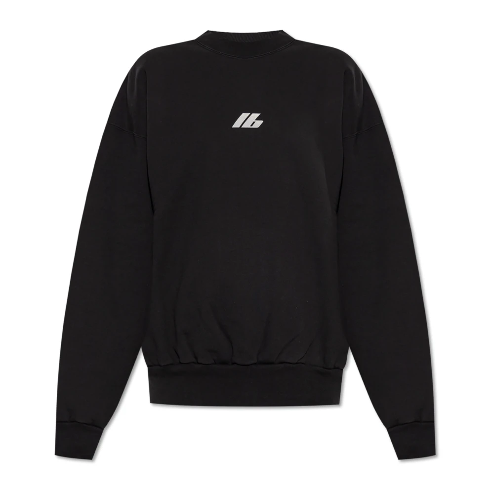 Balenciaga Sweatshirt met bedrukt logo Black Dames