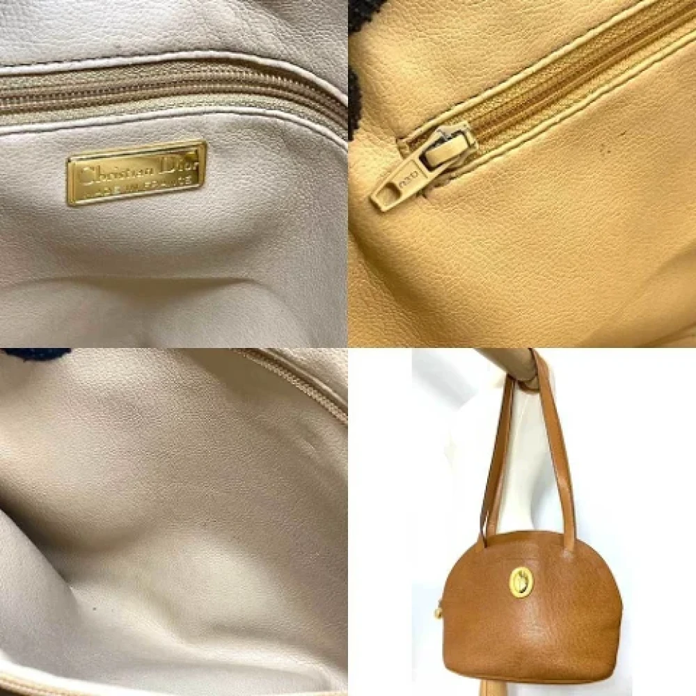 Dior Vintage Pre-owned Fabric dior-bags Brown Dames